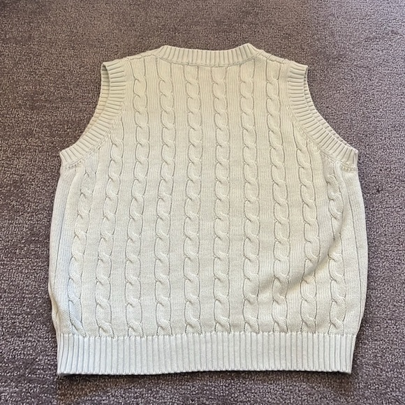 Brandy Melville Women'sMint Green Cable knit Sweater Vest Size S - Picture 6 of 6